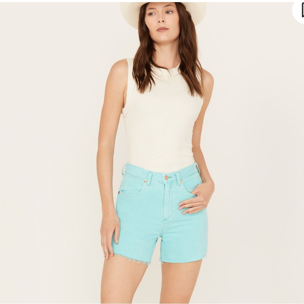 Wrangler Donna teal shorts NWT